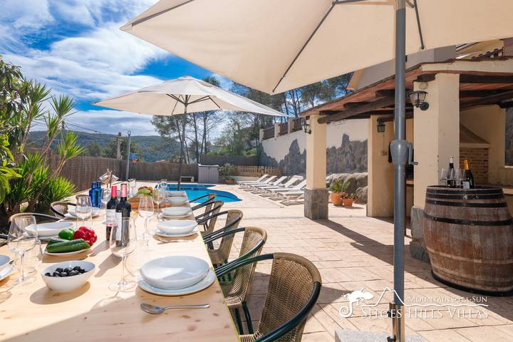 Chalet para 9 personas, con balcón y jardín, Familias con niños en Garraf - 2