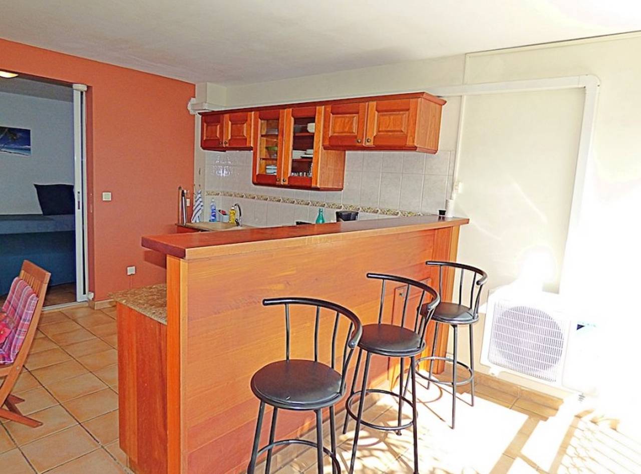 Estudio entero, Encantador estudio en Les Trois-Îlets, 32 m² con balcón luminoso in Anse Mitan, Les Trois-Îlets