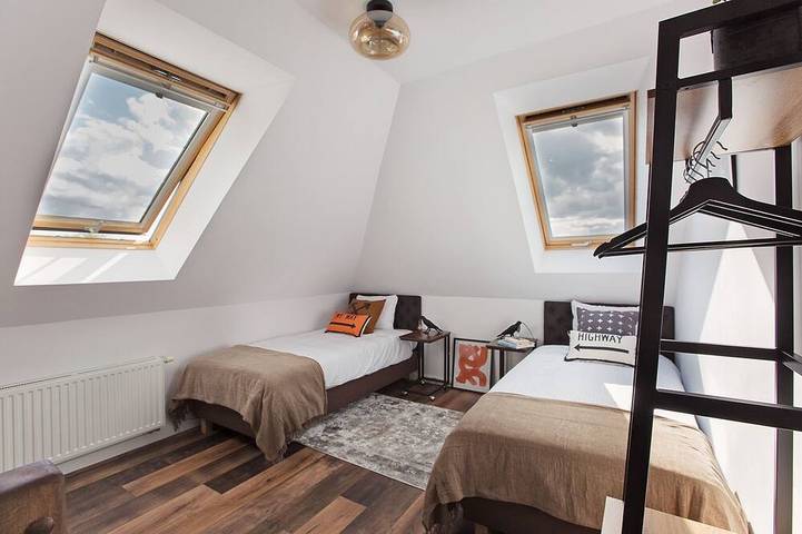 Ganze Wohnung, Loft Barnim - duplex with Historic Fire Tower and roof terrace! - near the lake in Neustettin, Westpommern