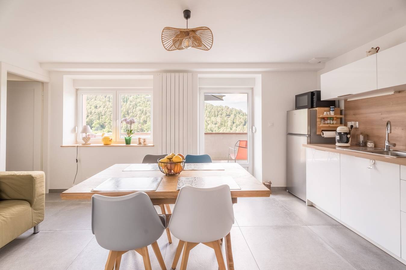 Ganze Wohnung, Apartment 'Chez Mémé' mit Bergblick, Balkon und Wlan in Wangenbourg-Engenthal, Niederrhein Elsass