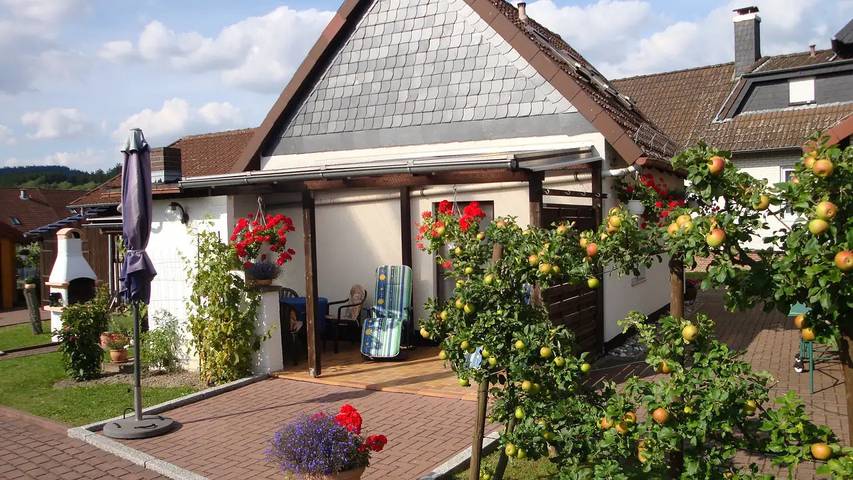 Ferienhaus für 3 Personen, mit Garten und Terrasse