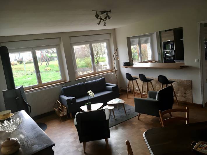 Gîte pour 7 personnes, avec jardin