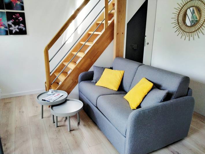 Gîte pour 3 personnes, avec jardin