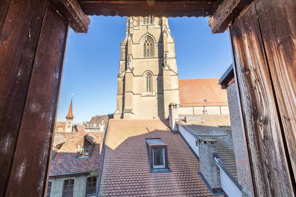 Apartamento entero, Loft with view of Fribourg Cathedral in Fribourg, Cantón de Friburgo