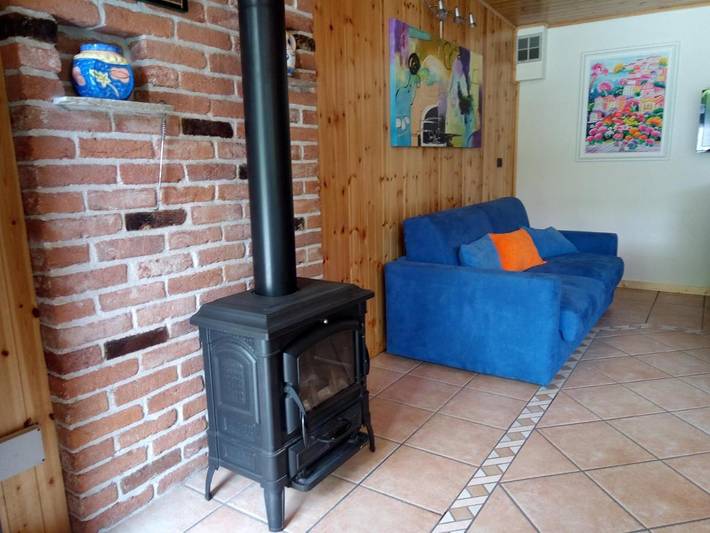 Gîte pour 4 personnes, avec Terrasse et Jardin ainsi que Vue sur le lac et Vue à Chiusa di Pesio