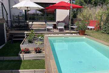 Gîte pour 10 personnes, avec terrasse et jardin à Verneuil-sur-Seine