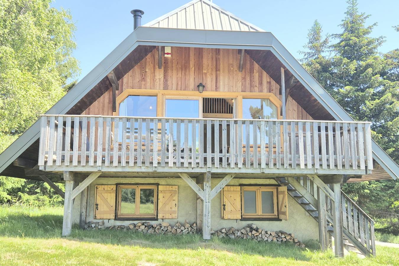 Magnifique chalet 6 couchages au calme in La Féclaz, Les Déserts