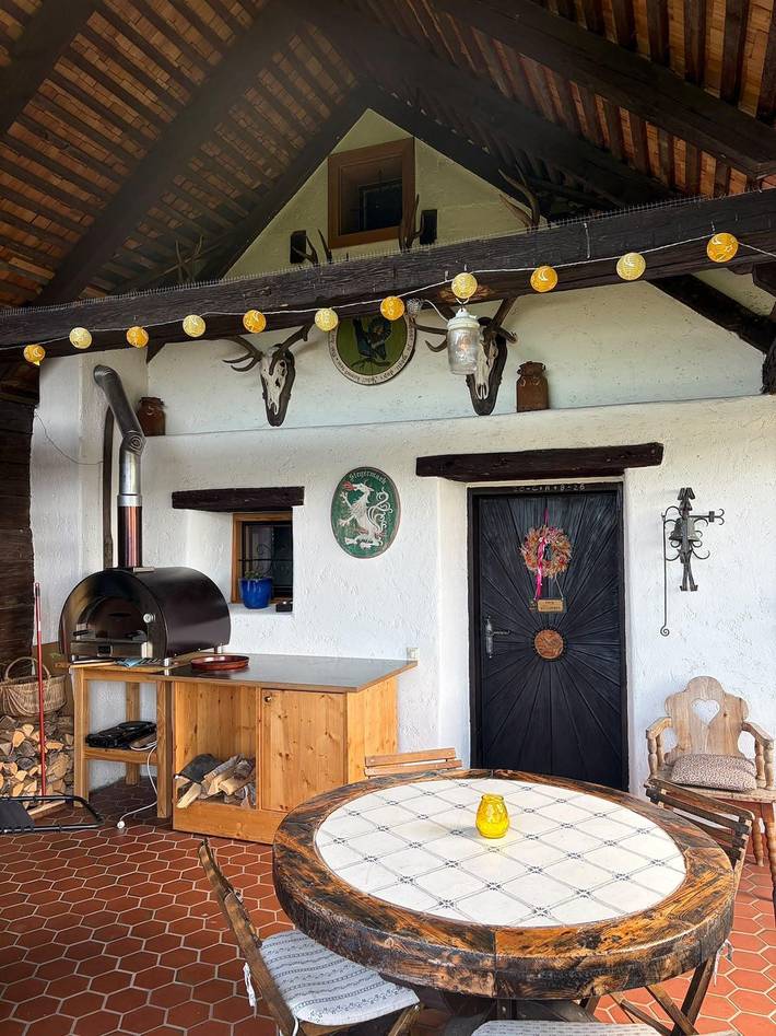 Ferienwohnung für 8 Personen, mit Balkon und Terrasse sowie Sauna