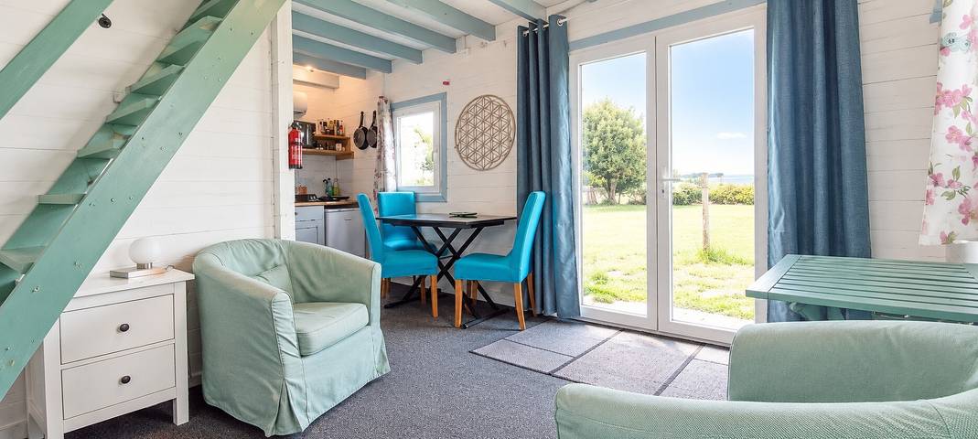 Cottage du Verger de Pommiers – Idyllisches Naturchalet für 3 Personen in Savigny-le-Vieux, Avranches und Umgebung