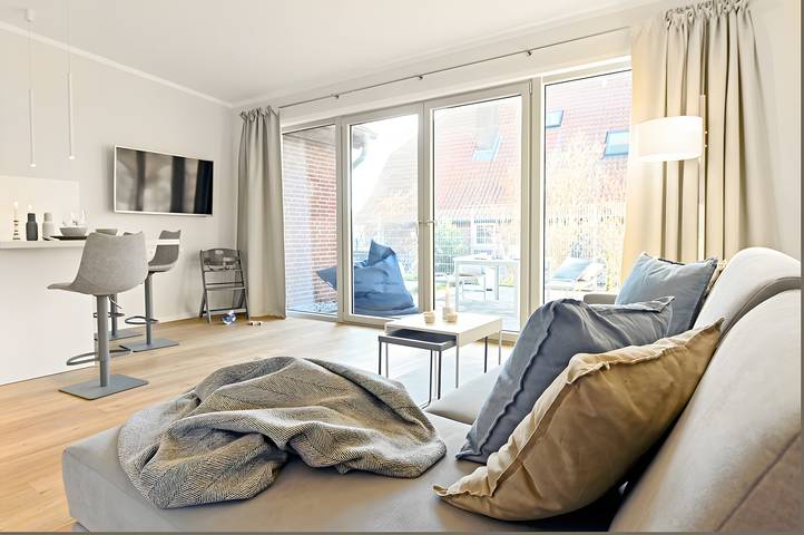 Studio entier, Op de Düün – Appartement de vacances exclusif avec sauna et terrasse in Fehmarn Ouest, Fehmarn