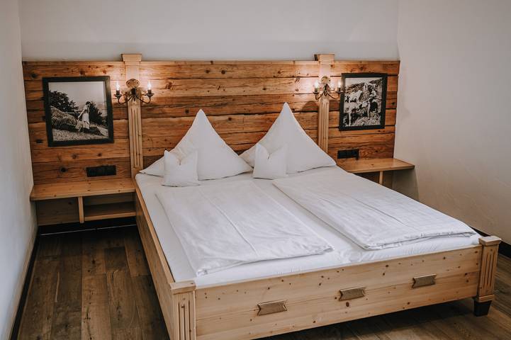 Bauernhof für 2 Personen, mit Garten und Pool sowie Ausblick und Balkon in den Bayerische Alpen