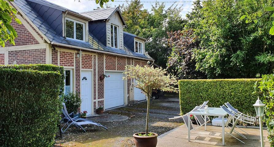 Gîte pour 4 personnes, avec jardin ainsi que terrasse et jacuzzi, animaux acceptés à Friville-Escarbotin - 3