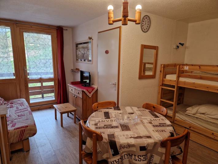 Apartment for 4 people, with balcony in La Plagne