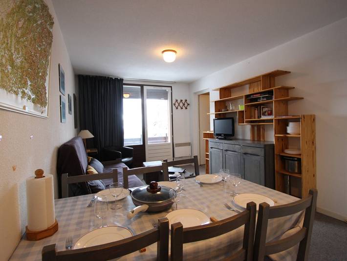 Ganze Wohnung, 2-Zimmer-Wohnung + Kabine, 6 Pers, pistennah in Chamrousse, Nationalpark Écrins