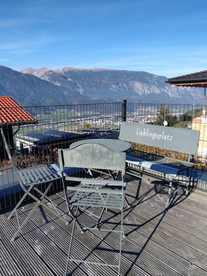Entire holiday apartment, Holiday home, shower and bath, toilet, terrace in Tux Alps, Pill