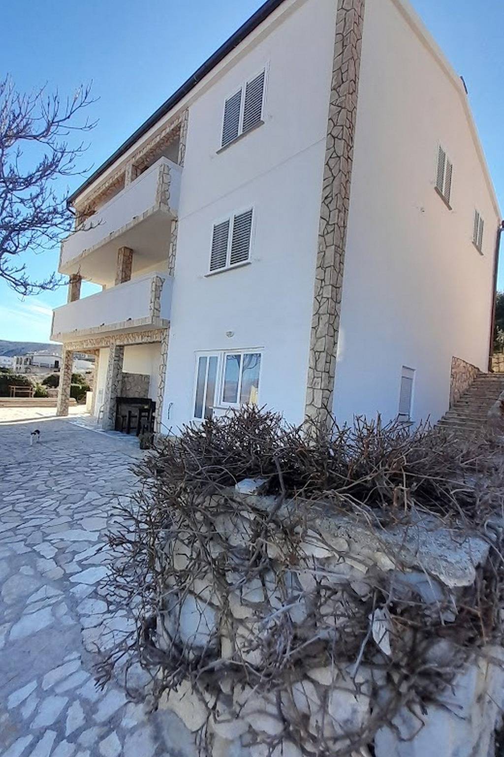 Ganze Wohnung, 1-Zimmer-Ferienwohnung mit Balkon und Meerblick Pag A-20577-b in Pag Stadt, Pag