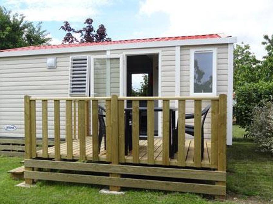 Camping le Rouge Gorge 10' Puy du Fou - Mobilheim 4 personen - Mobilhome 23M² (2 Schlafzimmer) Eco 4 Personen 4 pers in Saint-Laurent-sur-Sèvre, Loire-Tal