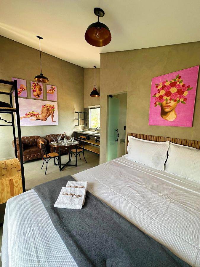 Villa para 2 pessoas, com jardim e vista e ainda balcão em Mucugê