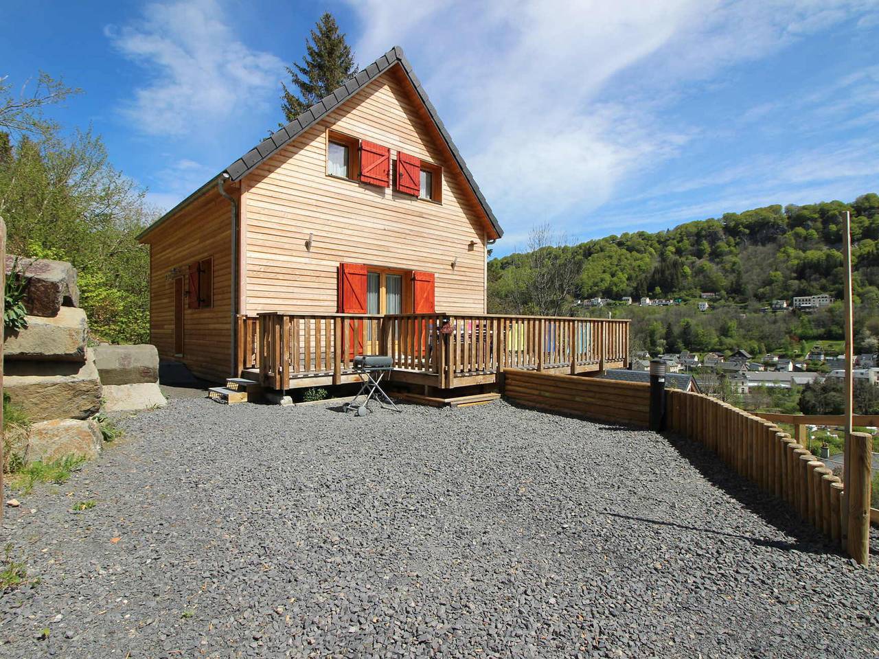 Chalet Avec Terrasse Vue Panoramique - Wifi in Mont-Dore, Regionaler Naturpark Volcans D'auvergne