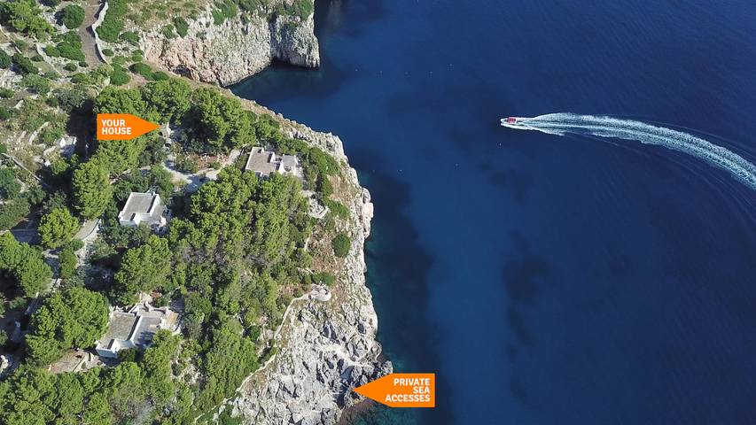 Trullo für 3 Personen, mit Terrasse und Garten in Italien - 4