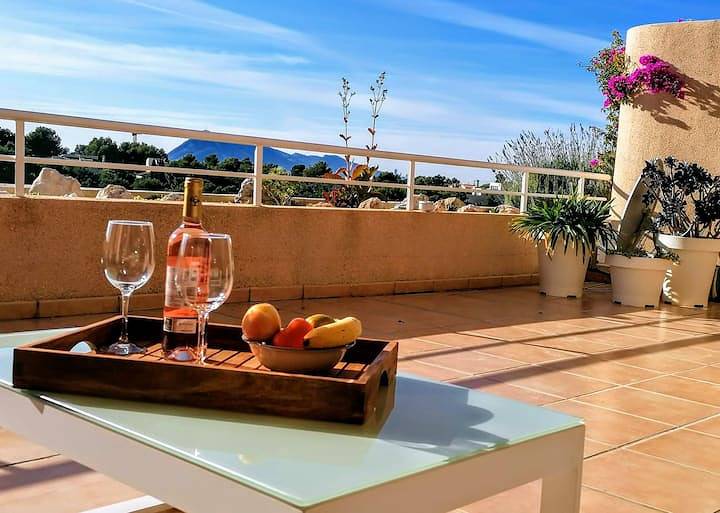 Geheel vakantieappartement, Vakantieappartement voor 4 personen met zwembad in Altea La Vella, Altea