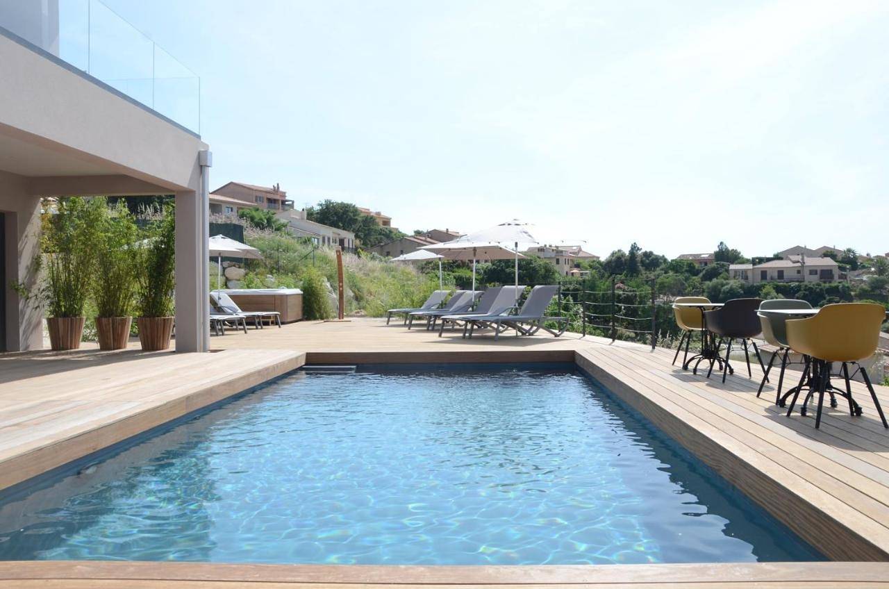 Double Room with Terrace and Sea View in Propriano, Arrondissement de Sartène