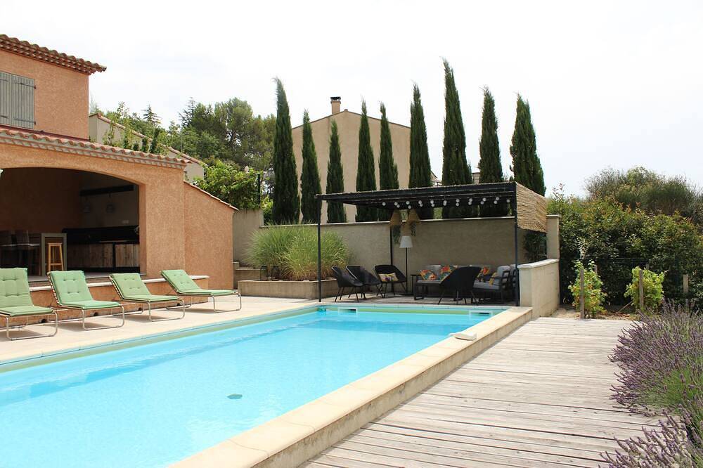 Villa \"Hors des Vignes\" in Aigremont, Région d'Alès