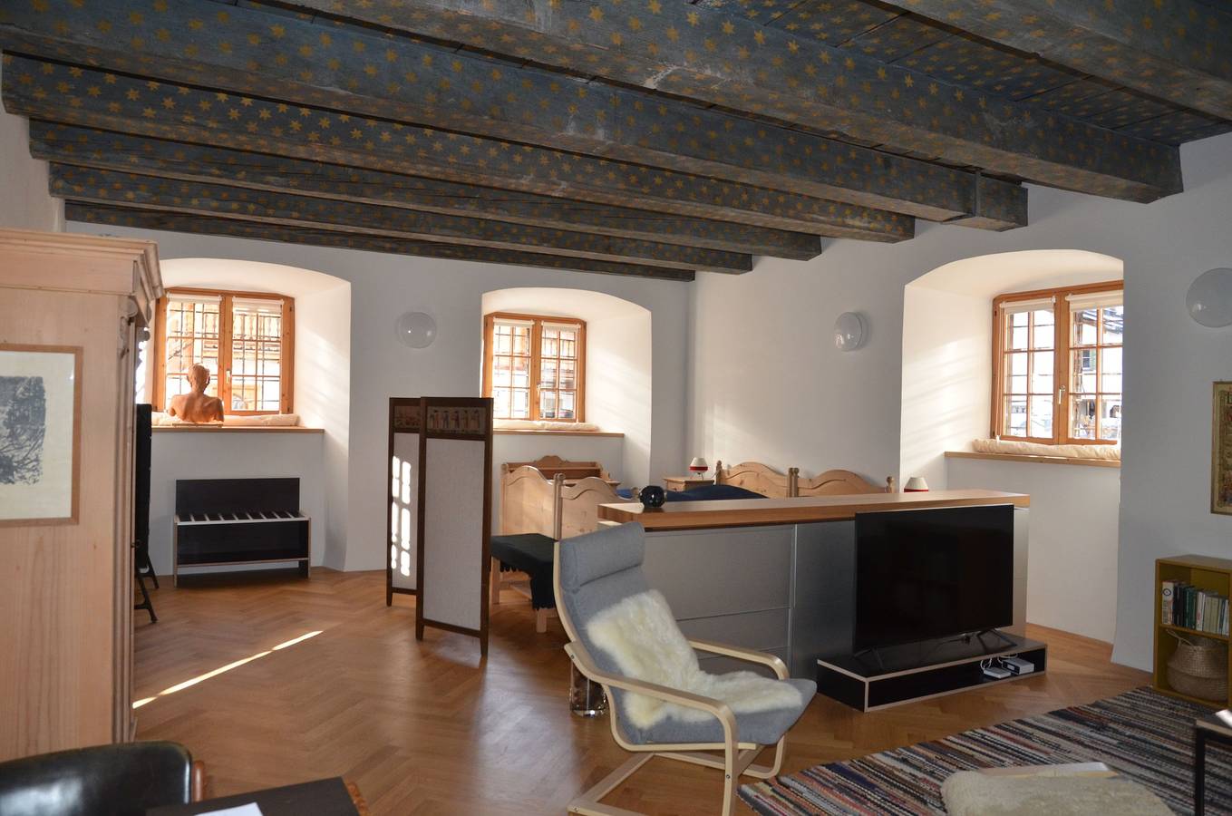 Ganze Ferienwohnung, Ferienwohnung Haus Gujan - 1.5 Zimmer Wohnung für 2 Personen, 65qm in Fideris, Plessur Alpen