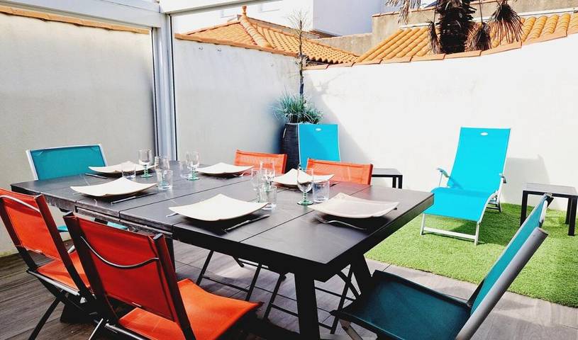 Maison d’hôte pour 8 personnes, avec terrasse aux Les Sables-d'Olonne