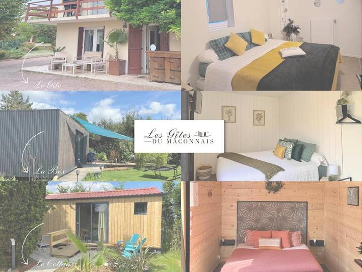 Location de vacances pour 2 personnes, avec Terrasse ainsi que Jardin et Vue dans Saint-Martin-Belle-Roche