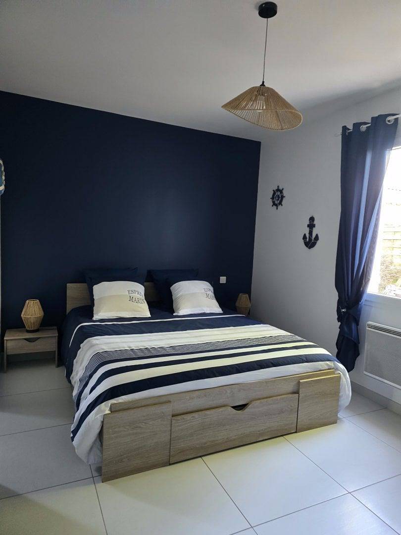 Chambres d'hôtes de la Parée Verte - Chambre "Océane" in Saint-Jean-de-Monts, Vendée