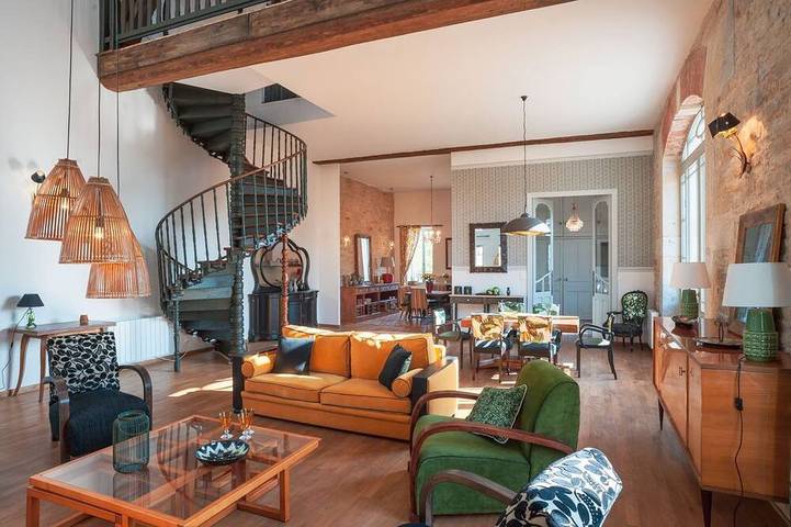 Cottage pour 6 personnes, avec balcon et jardin à Merceuil