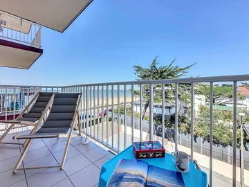 Gîte pour 2 personnes, avec balcon dans Grande plage de Tharon