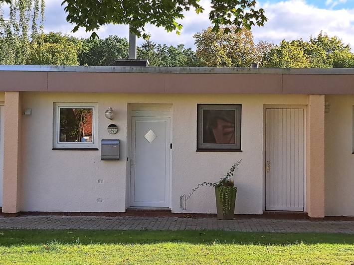 Bungalow für 2 Personen, mit Terrasse und Garten an der Nordsee