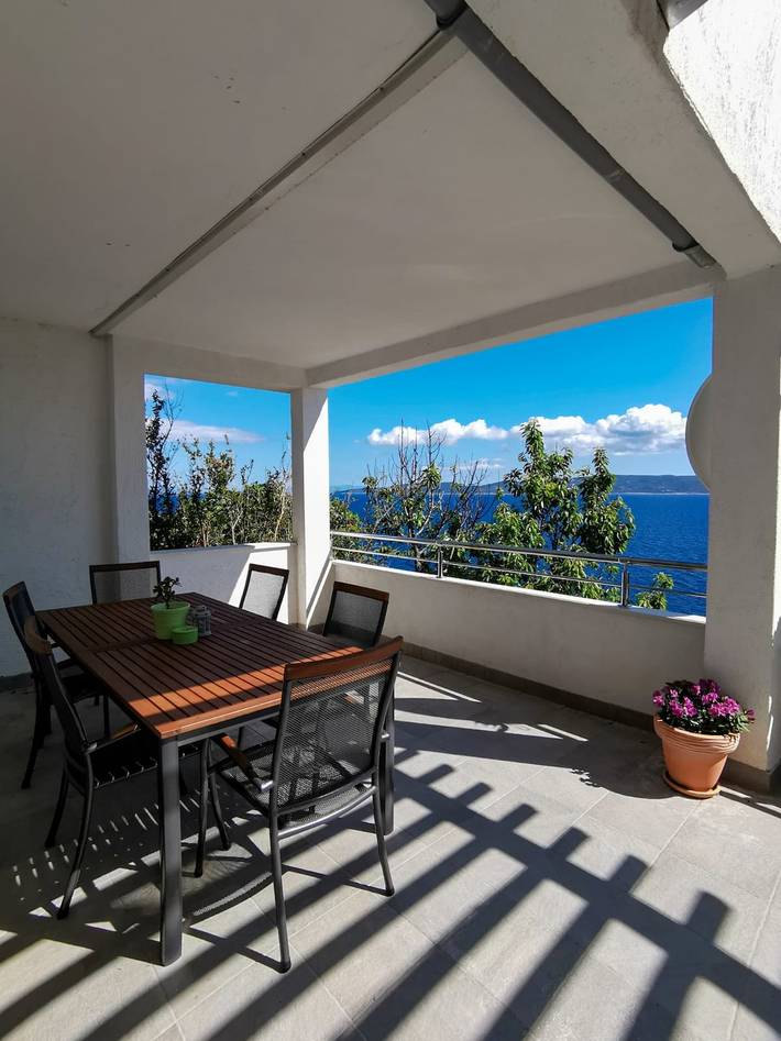Ferienwohnung für 8 Personen, mit Balkon/Terrasse in Marusici