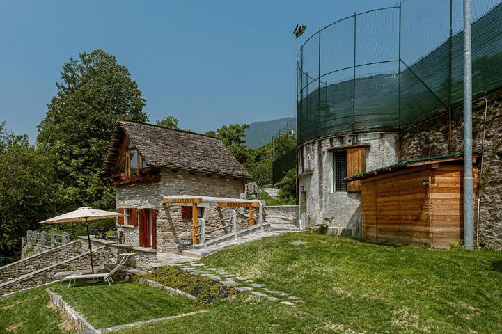 Gîte pour 6 personnes, avec Jardin et Vue à Craveggia