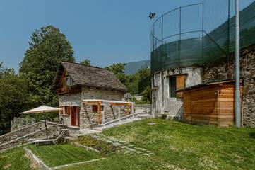 Maison de campagne pour 6 personnes, avec vue et jardin à Craveggia