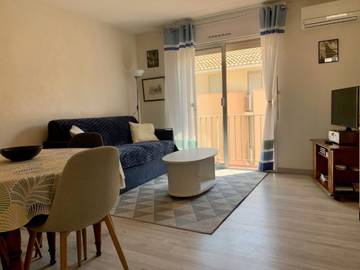 Gîte pour 4 personnes, avec balcon dans La Plagette (Etang de Thau)