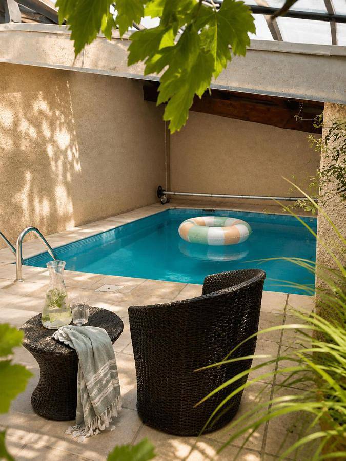 Gîte pour 6 personnes, avec terrasse et piscine à Montblanc - 2