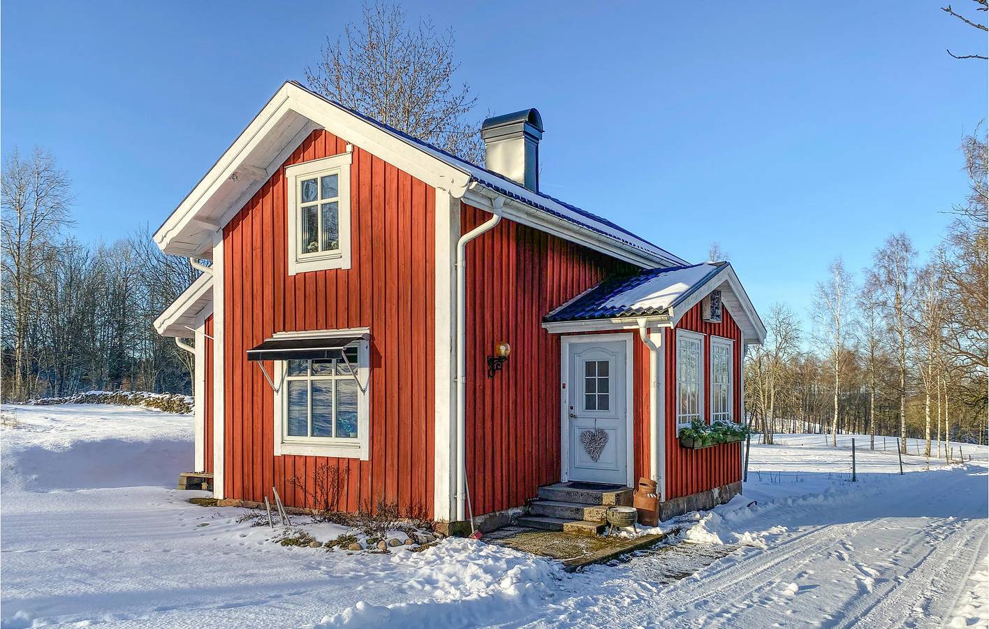 Ferienhaus für 5 Personen mit Terrasse in Hestra, Isaberg