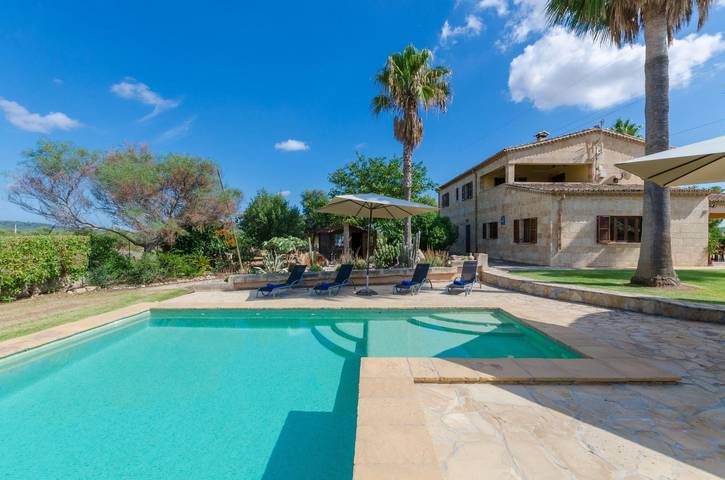 Sa Resclosa - Great Majorcan property with table football, billiard table and private pool. Free Wifi in Búger, Mallorca Inselmitte