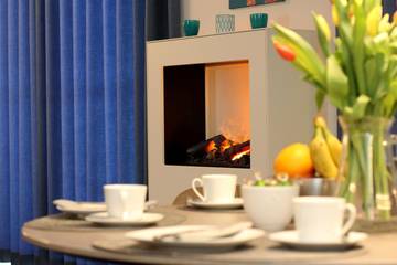 Ferienhaus für 4 Personen, mit Seeblick und Sauna sowie Garten in Hessen