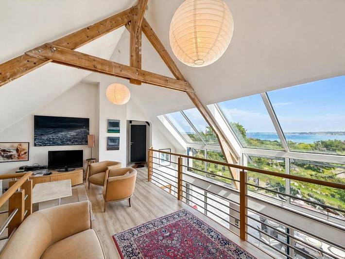 Location de vacances pour 7 personnes, avec jardin et vue dans Plage de Pen-Guen - 2