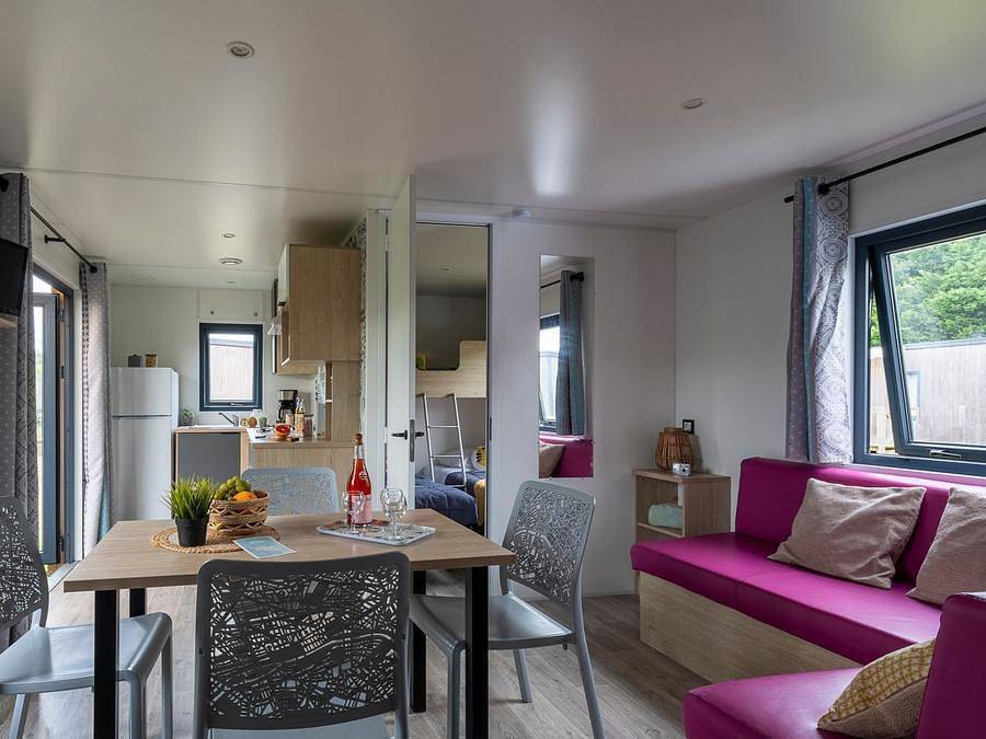 Camping maeva Club Les Alizés - Mobile home 6 persons - Presta+ 30m² (30m²) in Lannion, Ceinture Dorée