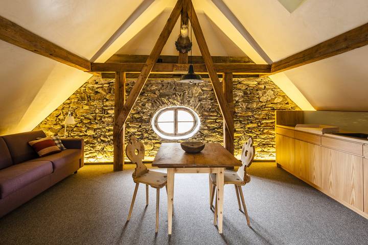 Studio für 2 Personen, mit Garten und Sauna im Vinschgau