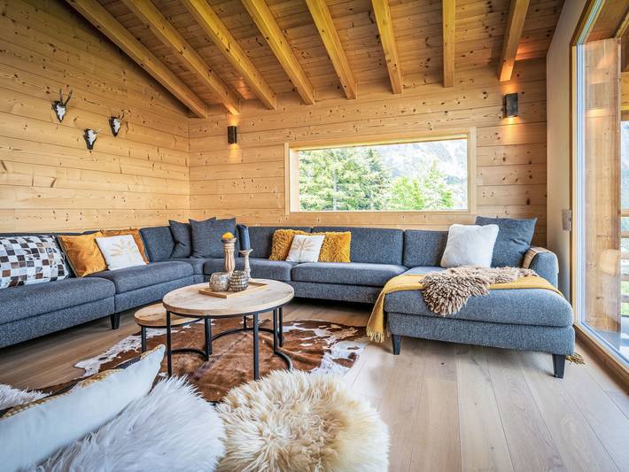 Ferienhaus für 10 Personen, mit Balkon und Terrasse sowie Garten und Ausblick im Wallis - 2