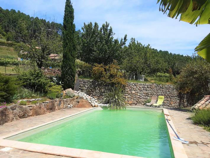 Maison de vacances pour 2 personnes, avec piscine et jardin, adapté aux familles en Ardèche - 4