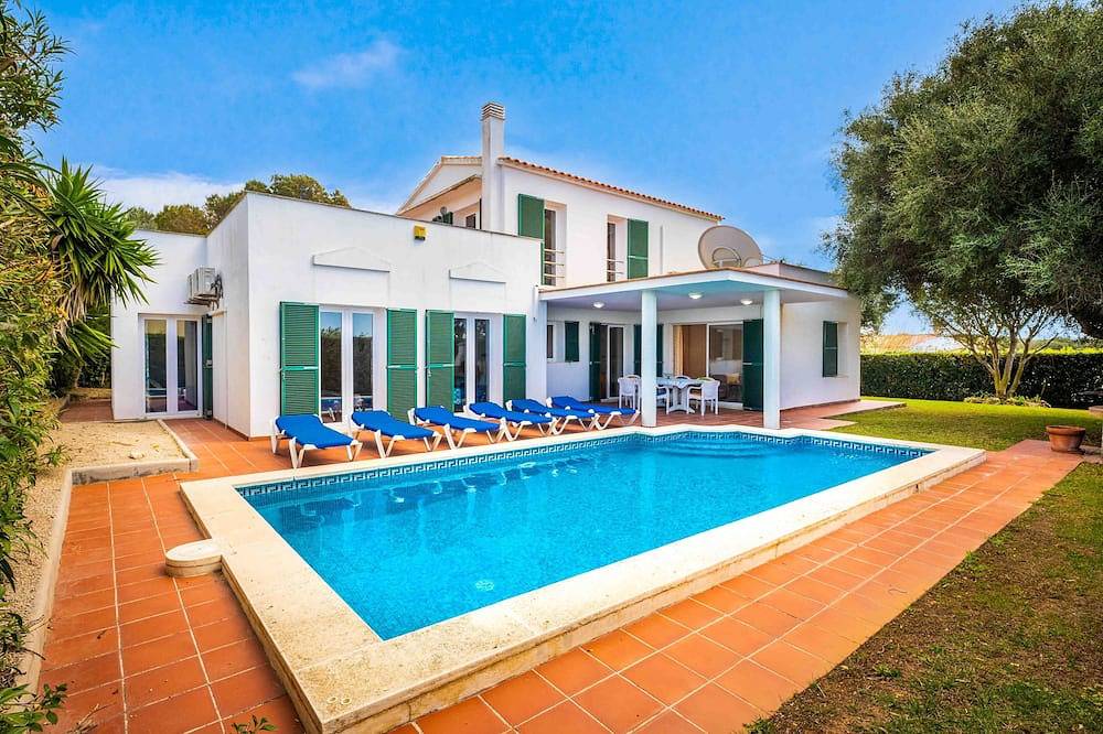 Gemütliche freistehende Villa mit privatem Pool in Strandnähe in Binibeca, Sant Lluís