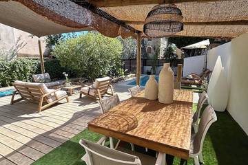 Villa pour 6 personnes, avec jardin à Saint-Cyr-sur-Mer