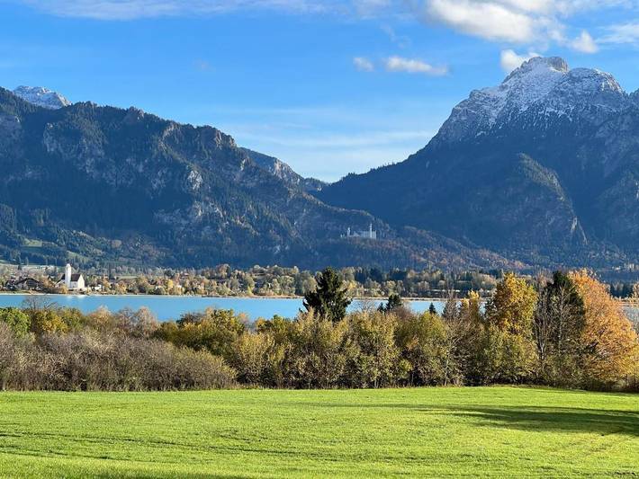 Ferienwohnung für 6 Personen, mit Balkon und Terrasse sowie Garten und Ausblick in Roßhaupten - 2